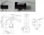 9.9x4.5x4.5mm Detector Switch,DIP